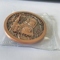 Moneda Conmemorativa Personalizada de Metal, Moneda de Desafío Personalizada en 3D, Moneda Antigua de Metal Dorado