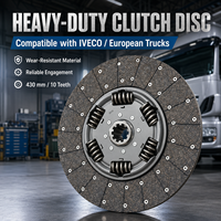 SUC Schwerlastbeständiger Kompakter 430mm 10-Zahn-Kupplungssatz OEM 3400117801 für Iveco Europäische Schwerlast-LKW