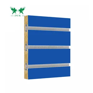 mdf plywood slatwall panel slat wall melamine Groove T Slot Mdf or slotwall Melamine Mdf Slotted Board