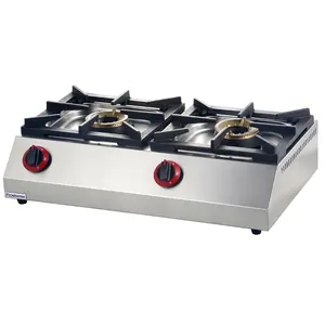 Hot Sale Industrial Multifunction Lpg Gas Stove Two Burner Cooker With Factory Price For Restaurant Hotel