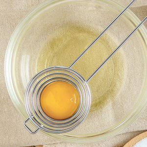 ที่แยกไข่แดงไข่ขาวสแตนเลส ด้ามยาว ที่กรองไข่ ที่แยกไข่ อุปกรณ์ครัว - Product Image 4