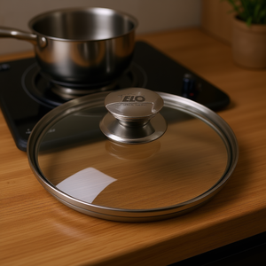 ฝาแก้ว ELO รุ่น Galant ขนาด 28 ซม. พร้อมด้ามจับสแตนเลสสำหรับเครื่องครัว - Product Image 3