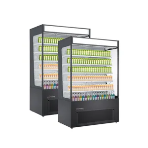 Bolandeng Commercial Open Display Réfrigérateur Refroidissement par air à température unique Affichage de supermarché de bonne qualité