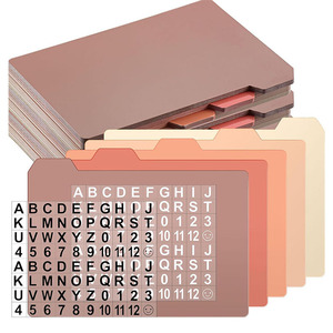 Chỉ Số Thẻ Hướng Dẫn Thiết Lập Bảng Chữ Cái Sticker Chỉ Số Chia Thẻ Tự Dính Số Dán Chỉ Số Chia Thẻ Với Các Tab - Product Image 1