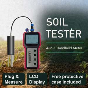 Misuratore Portatile di Temperatura e Umidità del Suolo con Schermo LCD, Monitoraggio Salinità EC, Alta Precisione, per Analisi di Laboratorio - Product Image 1