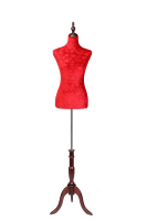 Mannequin de présentation de vêtements pour femmes, buste en mousse avec base en métal