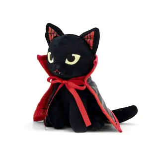 Peluche Halloween peluche gatto animali di peluche carino Halloween Decor gatti neri giocattoli di peluche peluche animali giocattolo