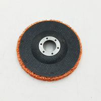 Disques de décapage et de finition orange de 4, 4,5, 5, 6 et 7 pouces, spécialisés pour le décapage rapide de la rouille et la finition des surfaces