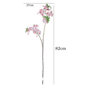 Rama de Flor de Cerezo Artificial de Tallo Largo, Diseño Realista para Arco de Boda, Fondo para Fotografía, Accesorio - Product Image 4