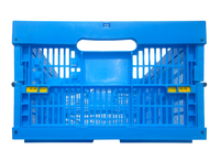 Boîte de rangement pliable en plastique pour fruits et légumes Supermarché