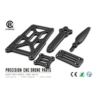 Services d'usinage CNC en usine, tournage, pièces de précision personnalisées en aluminium et fibre de carbone pour accessoires de drones/UAV