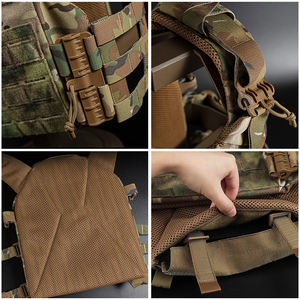 Chaleco Táctico de Liberación Rápida con Sistema MOLLE, Ajustable, para Entrenamiento al Aire Libre, Seguridad y Protección - Product Image 6