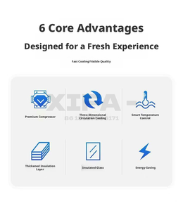 Vitrine Réfrigérée Professionnelle en Acier Inoxydable pour Restaurant, <span class=keywords><strong>avec</strong></span> <span class=keywords><strong>Compartiment</strong></span> Congélateur pour l'Organisation des Ingrédients de Hot Pot (Malatang) - Product Image 3