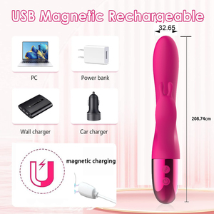 Odeco Dispositivo de masturbación impermeable juguetes sexuales estimulador vibradores dobles consolador condón vibrador juguetes sexuales para mujer - Product Image 4