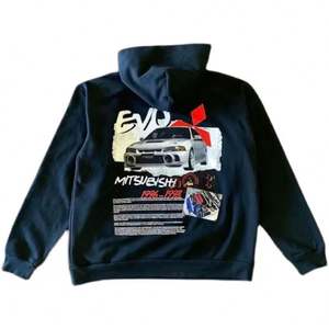 High Quality Custom Logo Drop Shoulder Unisex Hooded Sweatshirt 100% Cotton Pullover Autumn ODM Plain Dyed <b>Mens</b> <b>Hoodies</b> - Product Image 1