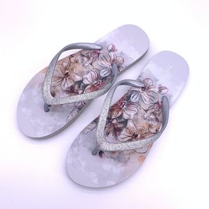 <span class=keywords><strong>Tongs</strong></span> à motif floral pour femmes, <span class=keywords><strong>tongs</strong></span> avec Assurance qualité, été - Product Image 2