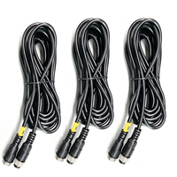 Câble d'extension pour caméra de camion, 4 conducteurs, M12, double blindage, étanche, disponible en 5M/10M/15M, directement de l'usine