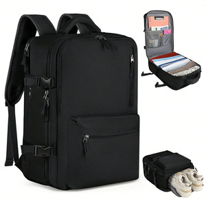 Women's <b>Backpack</b> <b>Large</b> Capacity 36-55L Waterproof Laptop Bag For Business Travel With Interior Zipper Pocket - Product Image 1