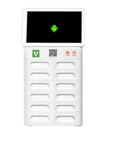 Station de recharge de téléphone à louer, kiosque de partage de revenus pour la publicité