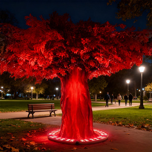 Thực tế <span class=keywords><strong>Led</strong></span> <span class=keywords><strong>Tree</strong></span> chiếu sáng 48 Wát RGB IP65 không thấm nước ngoài trời Thông tư Spotlight cho cảnh quan sân vườn trang trí - Product Image 4