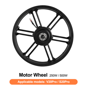ล้อมอเตอร์ไร้แปรงถ่าน QMWHEEL V20 S20 สำหรับจักรยานไฟฟ้า ขนาด 500W 20x4 นิ้ว อุปกรณ์เสริมสำหรับเปลี่ยน - Product Image 2