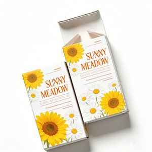 Caja de cartón autoarmable plana para envío de maquillaje, protector solar, loción de spa, suero facial, removedor, aceite capilar, suero para el cuidado de la piel, cosméticos - Product Image 5