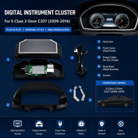 Tableau de bord numérique pour Mercedes C207, écran LCD intelligent, cluster d'instruments LCD pour voiture, mise à niveau du tableau de bord