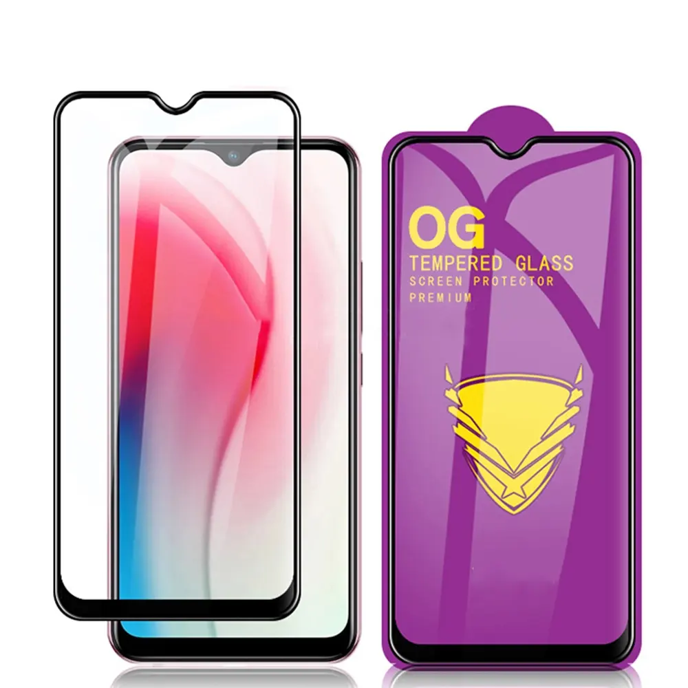 OG Golden Armor Full Glue Screen Protector For huawei Honor Play 5T Youth 10X Lite Tempered Glass For huawei Enjoy 20 SE