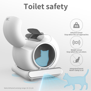 [Grande Nouveauté] Bac à litière automatique intelligent électrique rond et fermé pour chat LeLo Pets, modèle MSP4 - Product Image 2