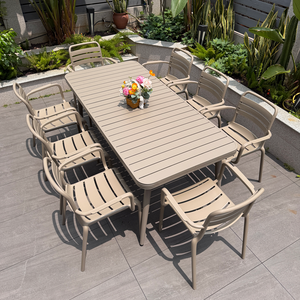 Banc <span class=keywords><strong>de</strong></span> <span class=keywords><strong>jardin</strong></span> moderne Junyi TC2584 pour 4 personnes, en alliage d'<span class=keywords><strong>aluminium</strong></span>, anti-corrosion, imperméable, écologique, pour <span class=keywords><strong>jardin</strong></span>, villa, balcon - Product Image 2