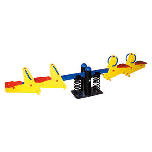 Moetry 4 asientos balancín <span class=keywords><strong>de</strong></span> Metal patio ver VI para jugar los niños <span class=keywords><strong>de</strong></span> la escuela al aire libre primavera balancín para 4 - Product Image 2