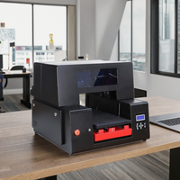 Printer Inkjet UV Flatbed Siman Ukuran A3 Terbaru, Pendingin Udara, Print Head XP600, Ukuran Maksimum 33x60cm, 4800 DPI untuk Tabung Telur