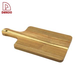 Tabla de Cortar de Bambú de Doble Cara, Tabla de Cortar de Madera de Acacia para Queso, Carne y Frutas con Mango - Product Image 3