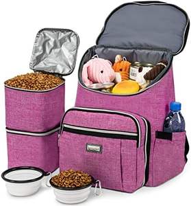 Free sample Dog Travel <b>Bag</b>, Airline Approved Organizer Backpack with Multi-Function Pockets, 25L Accessories Set - Product Image 1