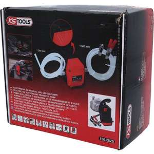 KS TOOLS - 150.2820 Electric oil suction and transfer pump - EAN 4042146885123 LUBRICATION, FILTRATION AND <b>SPARK</b> <b>PLUGS</b> - Product Image 4