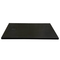 Vente en gros de douche plate en acrylique en pierre artificielle moderne pour hôtel avec finition en pierre microcristalline Installation facile