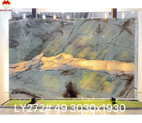 Brésil luxe rétro-éclairé quartzite dalle tiffany cristallo granit translucide vert pierre pour île comptoir panneau mural utilisant