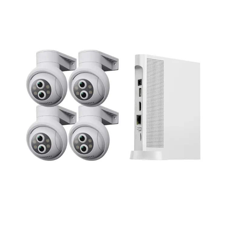 Telecamera audio kit wifi telecamera cctv per la casa di sicurezza PIR rilevamento del movimento per esterni sistema di telecamere di sicurezza senza fili