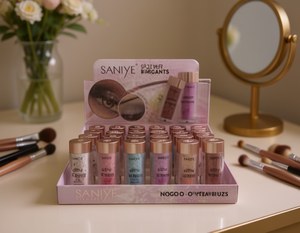 Saniye Sombra de ojos líquida, 12 colores, fórmula mineral brillante para maquillaje de ojos - Product Image 2