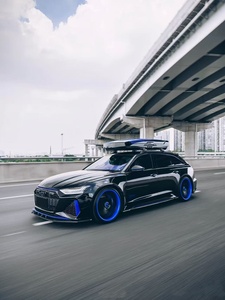 ชุดแต่งคาร์บอนไฟเบอร์สำหรับ Audi RS6 รุ่น RS6 UB สไตล์คาร์บอนไฟเบอร์  ลิ้นหน้า ดิฟฟิวเซอร์ สปอยเลอร์ สเกิร์ตข้าง - Product Image 3