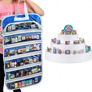 ถุงเก็บของเล่นแบบแขวนผ้าสีม่วงพร้อมช่องใส่ของ 7 ช่องสำหรับเด็ก - Product Image 4