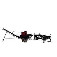 Fendeuse de bûches horizontale hydraulique 30t, électrique ou à essence, pièces de fendeuse de bûches avec CE