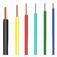 Cable Bv de 2,5 Mm2 de un solo núcleo de alta calidad, Conductor trenzado de cobre puro, Material de aislamiento de PVC, Cable Nya/de bajo precio