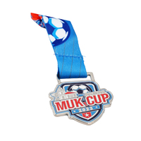 Médaille de sport personnalisée avec logo métallique du fabricant pour les compétitions de course à pied, marathon, football, basketball, soccer