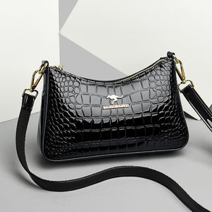 Sacs à Main en cuir De luxe pour femmes, sacs De styliste De Style De <span class=keywords><strong>Marque</strong></span>, sacoches d'été De couleur unie pour dames, Sac à bandoulière pour femmes - Product Image 3