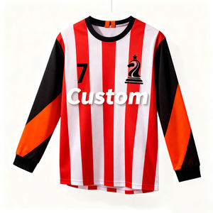 Camiseta <span class=keywords><strong>de</strong></span> Fútbol <span class=keywords><strong>de</strong></span> <span class=keywords><strong>Manga</strong></span> <span class=keywords><strong>Larga</strong></span>, Proveedor <span class=keywords><strong>de</strong></span> Camisetas <span class=keywords><strong>de</strong></span> Fútbol Auténticas <span class=keywords><strong>de</strong></span> Primera Calidad, Equipaciones Completas <span class=keywords><strong>de</strong></span> Sublimación <span class=keywords><strong>de</strong></span> las Selecciones Nacionales <span class=keywords><strong>de</strong></span> <span class=keywords><strong>Alemania</strong></span>, Brasil y España - Product Image 1