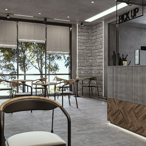 Gabinete de exhibición de cafetería personalizado de diseño gratuito Vitrina de comida para un ambiente óptimo de cafetería - Product Image 2