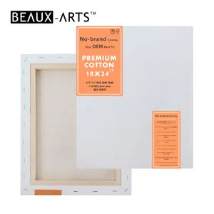 7Oz 18X24 "Cao Cấp Bông Căng Vải Bán Với 0.75*1.5" Spruce Mua Bán Buôn Căng Tranh Vải Trực Tuyến Với OEM - Product Image 1