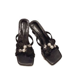 Sandalias Coreanas de Tacón Cuadrado con Punta Abierta para Mujer, Primavera 2026, Elegantes, Transpirables, Cómodas, Calzado Casual de Vestir - Product Image 4