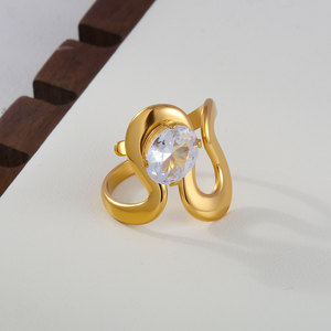Anillos de Acero Inoxidable 18k al por Mayor, Accesorios de <span class=keywords><strong>Moda</strong></span> Populares, Anillos de Acero Inoxidable de Alta Gama - Product Image 5